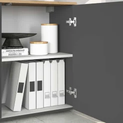 OTTO home Sideboard »ISEO, Kommode, Schrank, Sideboard, Lowboard, 6 Fächer, Breite 150 cm« 1 Stk. tlg. stehend/hängend, 3 Türen, 6 Fächer, Breite 150 cm