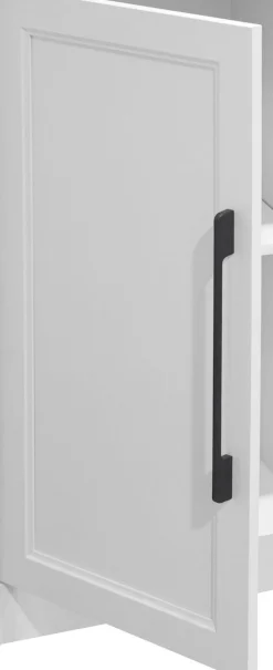 OTTO home Sideboard »Ismund« aus MDF, mit Holz-Zierleiste, schwarzen Metallgriffen, Höhe 93 cm