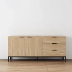 OTTO home Sideboard »Jorinde« Melaminoberfläche, flexibler Stauraum und robustes Metallgestell