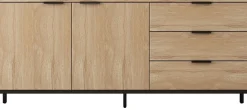 OTTO home Sideboard »Jorinde« Melaminoberfläche, flexibler Stauraum und robustes Metallgestell