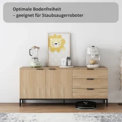 OTTO home Sideboard »Jorinde« Melaminoberfläche, flexibler Stauraum und robustes Metallgestell