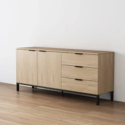 OTTO home Sideboard »Jorinde« Melaminoberfläche, flexibler Stauraum und robustes Metallgestell