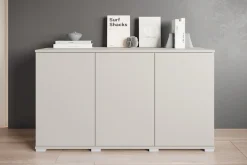 OTTO home Sideboard »Kenia, moderne grifflose Kommode mit 3 Türen, Breite 120 cm« 1 Stk. tlg. Push-to-Open-Fronten, höhenverstellbaren Einlegeböden
