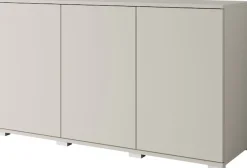 OTTO home Sideboard »Kenia, moderne grifflose Kommode mit 3 Türen, Breite 120 cm« 1 Stk. tlg. Push-to-Open-Fronten, höhenverstellbaren Einlegeböden