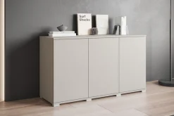 OTTO home Sideboard »Kenia, moderne grifflose Kommode mit 3 Türen, Breite 120 cm« 1 Stk. tlg. Push-to-Open-Fronten, höhenverstellbaren Einlegeböden