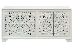 OTTO home Sideboard »Kenmare« Kommode aus Mangoholz, dekorative Schnitzereien, Breite170 cm