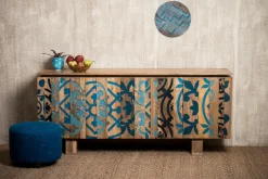 OTTO home Sideboard »Layer« Kommode mit 4 dekorativen Türen, Breite 177 cm