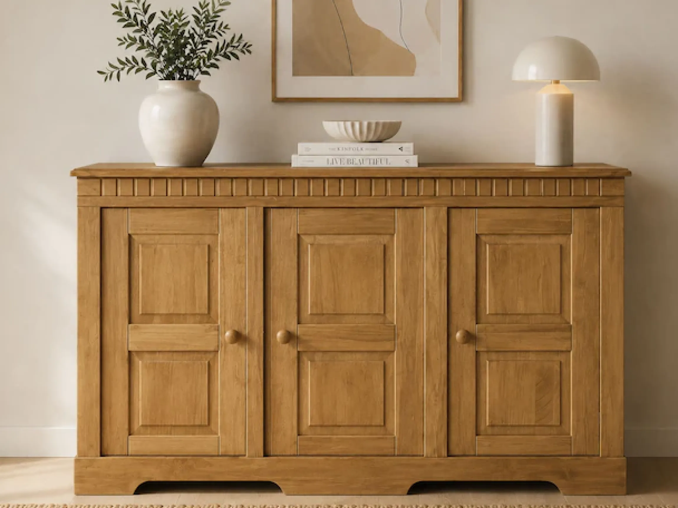 OTTO home Sideboard »Lisa« Kommode aus massivem Kiefernholz, in 2 Breiten lieferbar