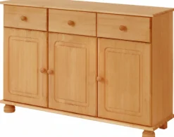 OTTO home Sideboard »Mette« Kommode mit gefrästen, kugelförmigen Füßen, Breite 120 cm