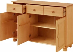 OTTO home Sideboard »Mette« Kommode mit gefrästen, kugelförmigen Füßen, Breite 120 cm