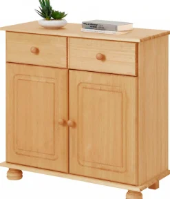 OTTO home Sideboard »Mette« Kommode mit gefrästen, kugelförmigen Füßen, Breite 80 cm