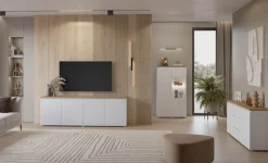 OTTO home Sideboard »Modo, Breite 200 cm, moderne grifflose Kommode 4Türen« Anrichte mit viel Stauraum, Einlegeböden verstellbar