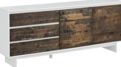 OTTO home Sideboard »Morgan« Kommode aus massivem Kiefernholz, mit Griffmulden, Breite 165 cm