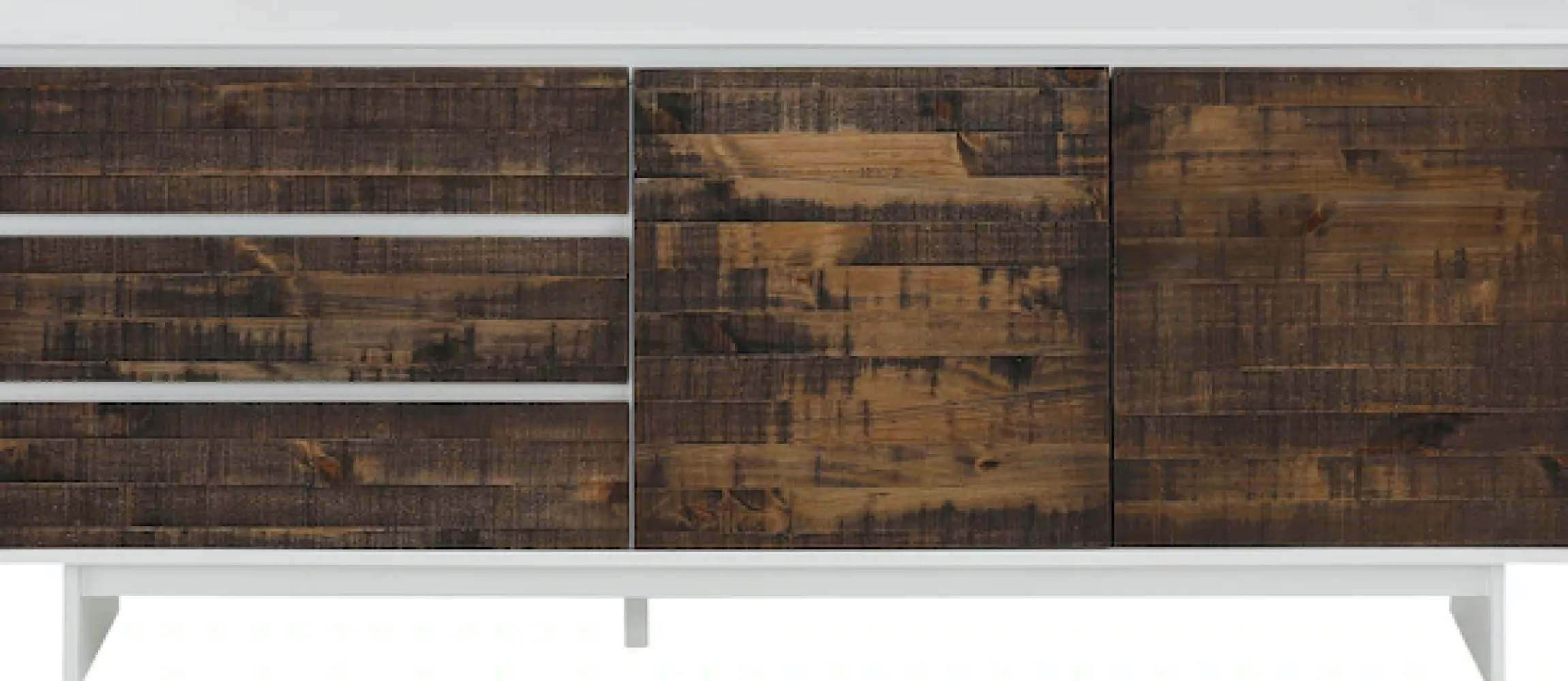 OTTO home Sideboard »Morgan« Kommode aus massivem Kiefernholz, mit Griffmulden, Breite 165 cm