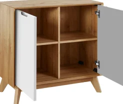 OTTO home Sideboard »Pandrup« Kommode mit 2 Türen und 2 verstellbare Einlegeböden, B:80 cm, H:75 cm