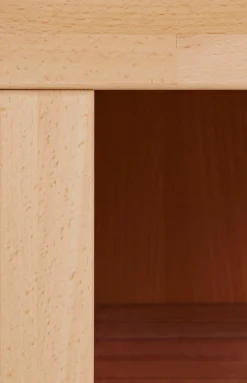 OTTO home Sideboard »Ribe,130cm breit, Fronten Massivholz,7 Fächer« Holz massiv, Holzwerkstoff, Metall Griffe,3 Türen