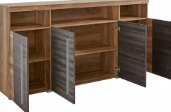 OTTO home Sideboard »Roger,Breite 182cm, stilvolle Schrank mit 4 Türen« Kommode mit viel Stauraum, Einlegeböden verstellbar