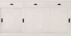 OTTO home Sideboard »Schröder« Kommode, 3 Schiebetüren, 3 Schubkasten, aus massivem Kiefernholz