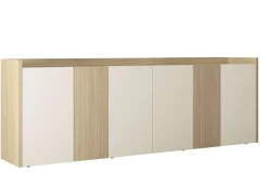 OTTO home Sideboard »Sideboard ALTEA, Kommode, Schrank, Kredenz« 1 Stk. tlg. Mit 6 Drehtüren, 6 Innenfächer, B.220 cm