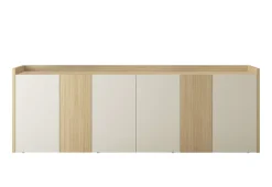 OTTO home Sideboard »Sideboard ALTEA, Kommode, Schrank, Kredenz« 1 Stk. tlg. Mit 6 Drehtüren, 6 Innenfächer, B.220 cm