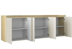 OTTO home Sideboard »Sideboard ALTEA, Kommode, Schrank, Kredenz« 1 Stk. tlg. Mit 6 Drehtüren, 6 Innenfächer, B.220 cm