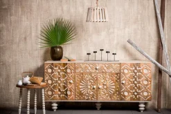 OTTO home Sideboard »Spring« Kommode aus massivem Mangoholz, Breite 160 cm