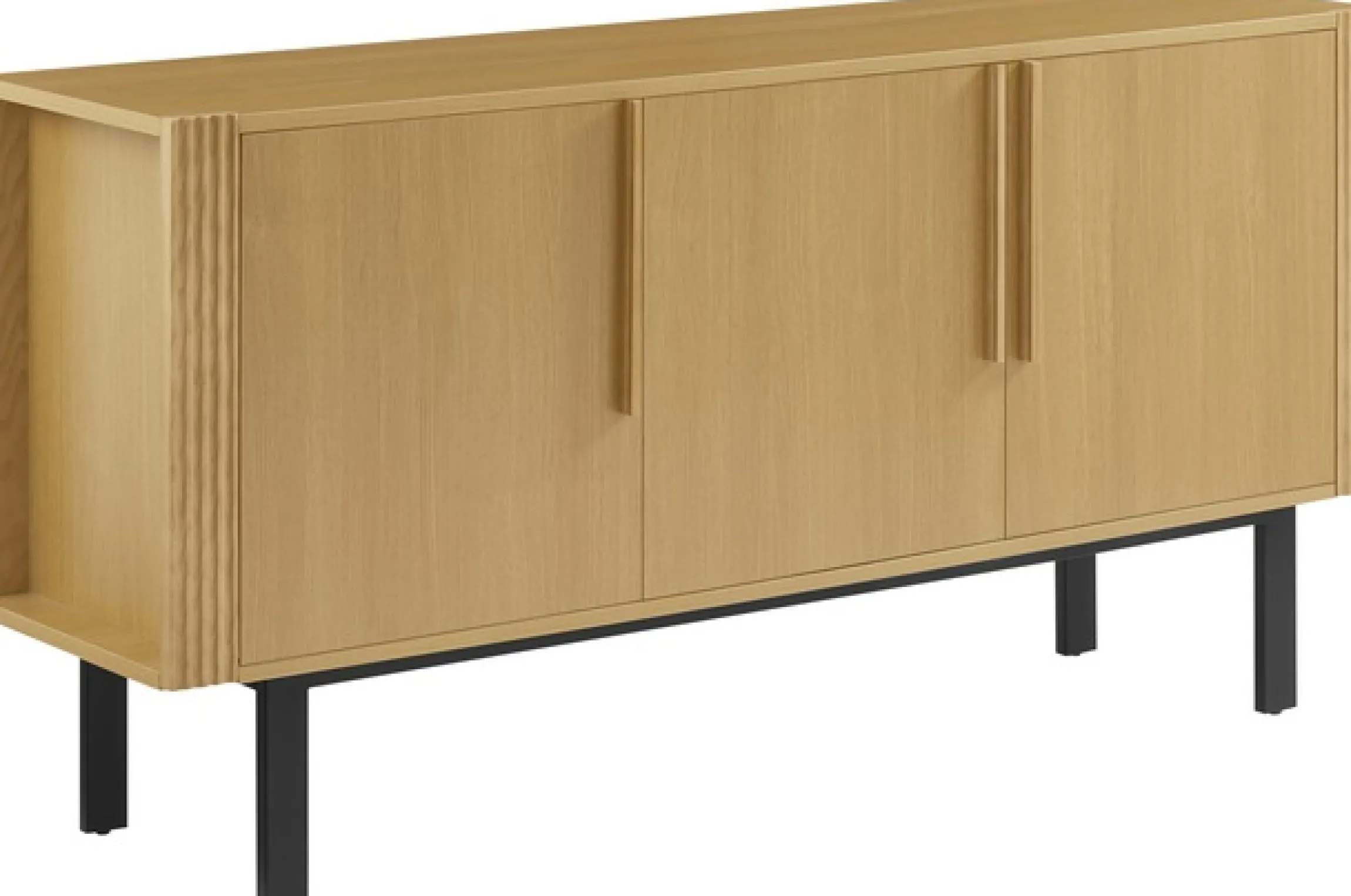 OTTO home Sideboard »Stiven« Eukalyptus und Esche, kombiniert mit Melamin, MDF und ABS-Kunststoff