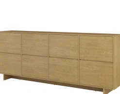 OTTO home Sideboard »Tatami, Stilvolle, moderne grifflose Kommode 4 Türen, Breite 220cm« Anrichte mit viel Stauraum, Böden verstellbar, push-to-open-Funktion