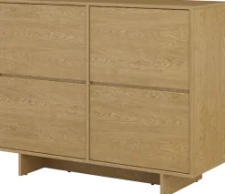 OTTO home Sideboard »Tatami, Stilvolle, moderne grifflose Kommode 2 Türen, Breite 111cm« Anrichte mit viel Stauraum, Böden verstellbar, push-to-open-Funktion