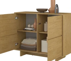 OTTO home Sideboard »Tatami, Stilvolle, moderne grifflose Kommode 2 Türen, Breite 111cm« Anrichte mit viel Stauraum, Böden verstellbar, push-to-open-Funktion