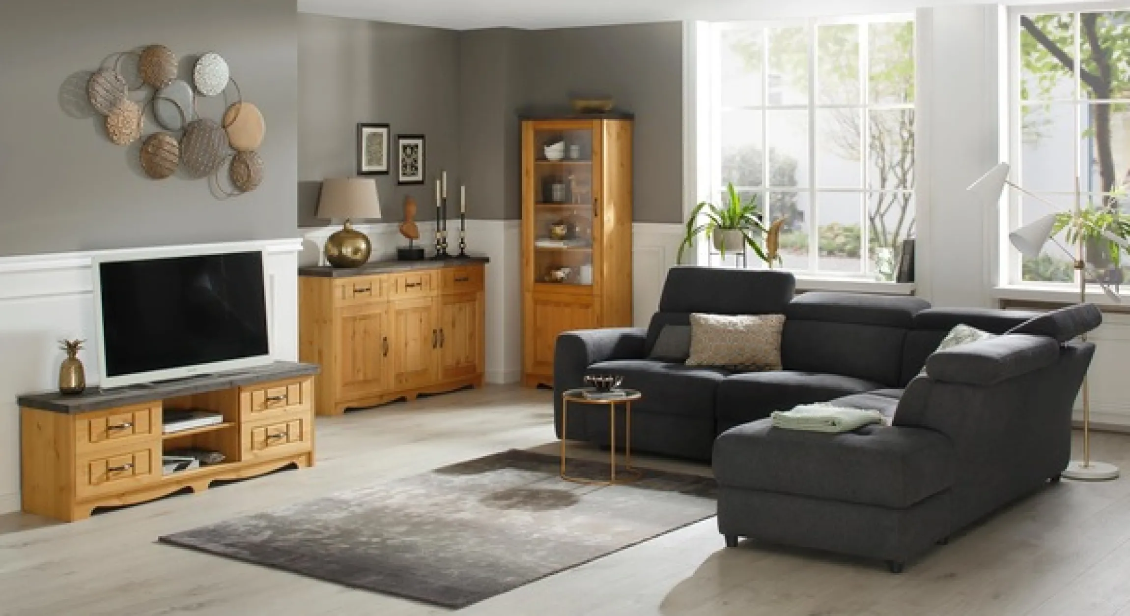 OTTO home Sideboard »Trinidad Antique« Kommode, 148 cm, FSC® zertifiziertes Massivholz