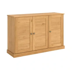 OTTO home Sideboard »Turia, mit Lamellentüren« Kommode aus massivem Kiefernholz, FSC®, Breite 125 cm