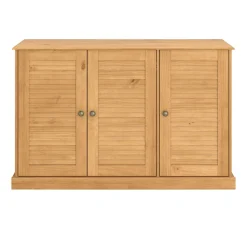 OTTO home Sideboard »Turia, mit Lamellentüren« Kommode aus massivem Kiefernholz, FSC®, Breite 125 cm