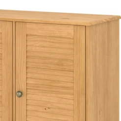 OTTO home Sideboard »Turia, mit Lamellentüren« Kommode aus massivem Kiefernholz, FSC®, Breite 125 cm