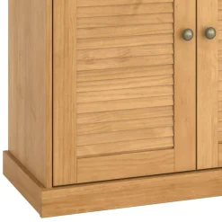 OTTO home Sideboard »Turia, mit Lamellentüren« Kommode aus massivem Kiefernholz, FSC®, Breite 125 cm