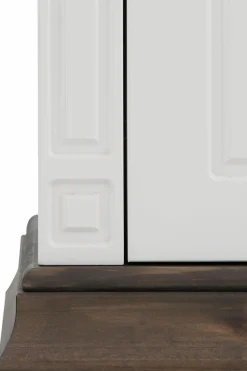 OTTO home Sideboard »Vinales, kommode 3 Schubläden, 3 Türen, 2 Einlegeböden« B/T/H: 155/39/83 cm,Messinggriffe im Jugendstil, Zierleiste und eleganter Sockel