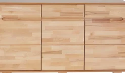 OTTO home Sideboard »VKB10: teilmassiv korpus Kernbuche, 6Fächer geschlossen, Stauraum« B/T/H:150/40/85cm, 3verstellbare boden, 3 Schubladen, Fronten massiv