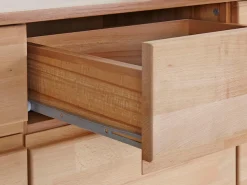 OTTO home Sideboard »VKB10: teilmassiv korpus Kernbuche, 6Fächer geschlossen, Stauraum« B/T/H:150/40/85cm, 3verstellbare boden, 3 Schubladen, Fronten massiv