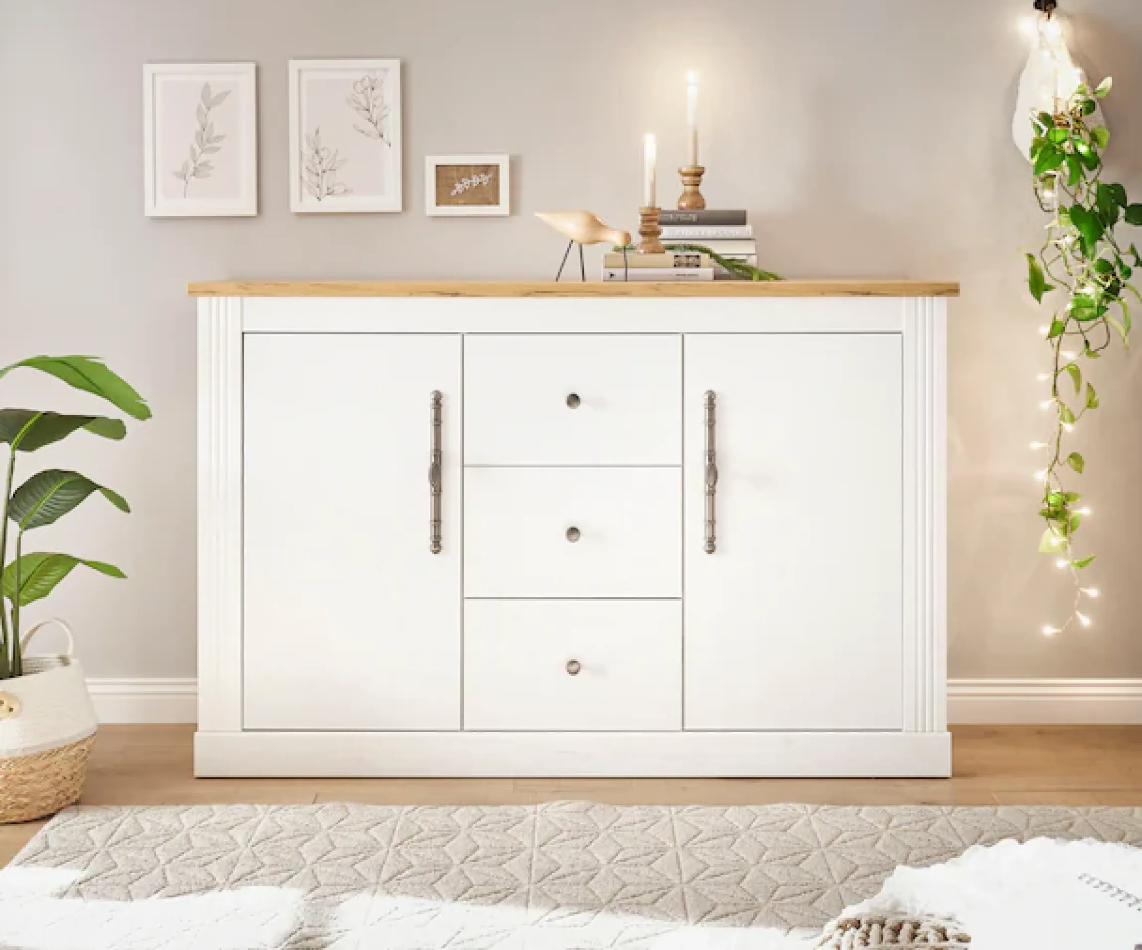 OTTO home Sideboard »Westminster, Schrank im Landhausstil, elegante Kommode«