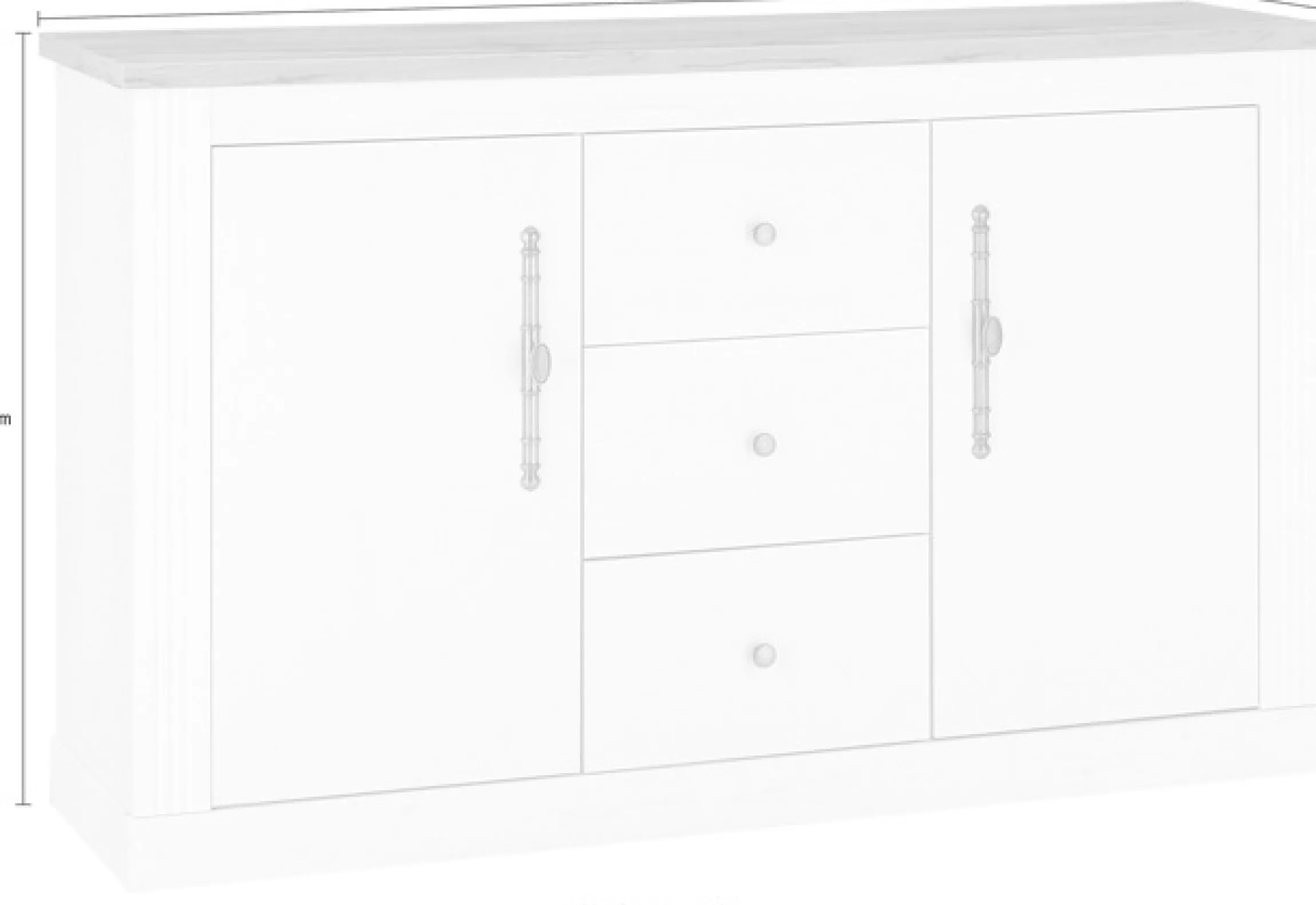 OTTO home Sideboard »Westminster, Schrank im Landhausstil, elegante Kommode«