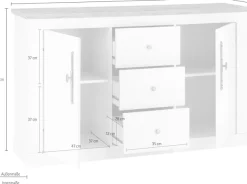 OTTO home Sideboard »Westminster, Schrank im Landhausstil, elegante Kommode«