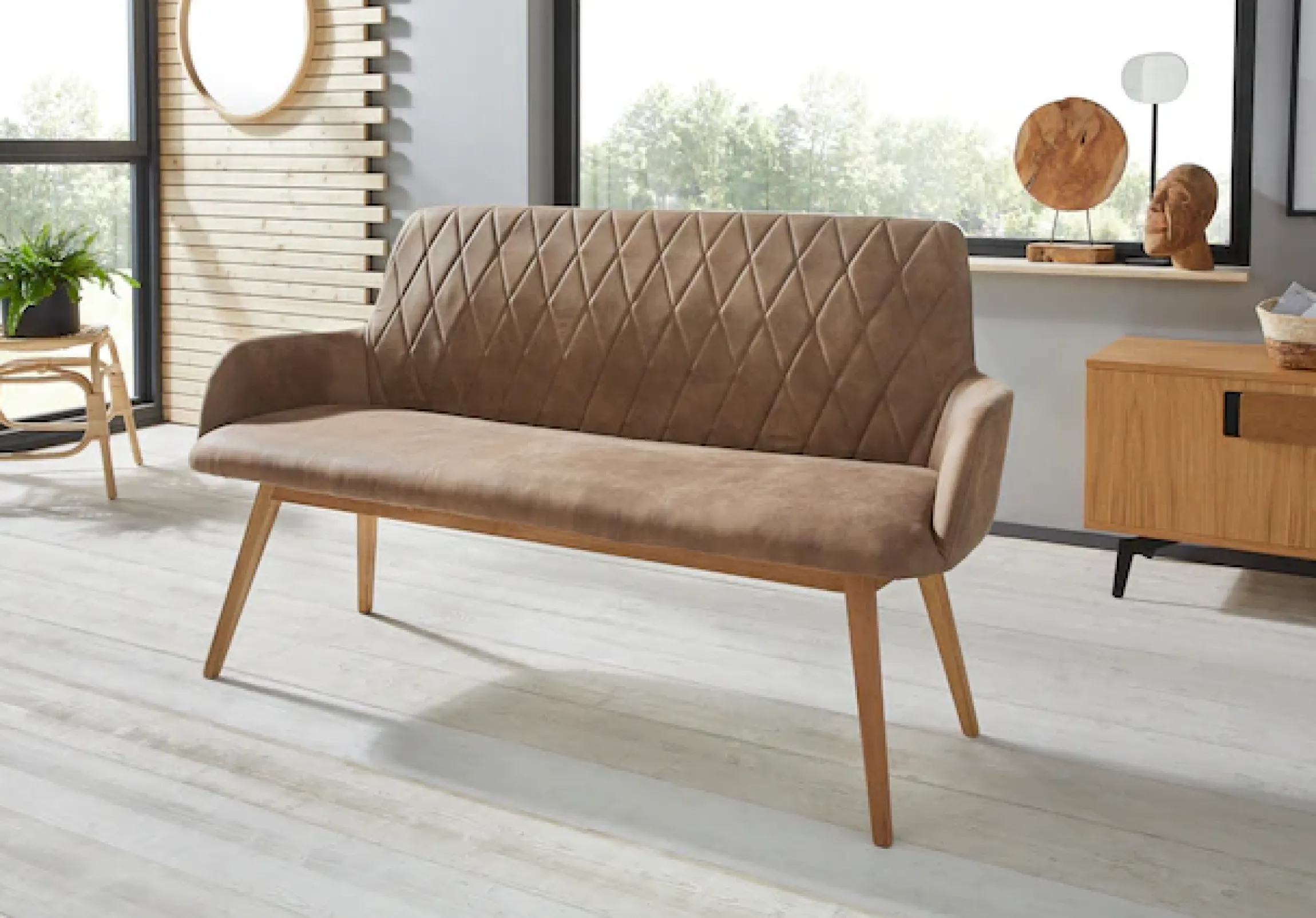 OTTO home Sitzbank »Brest« Schuhbank, Garderobenbank, Bank Breite 160 cm