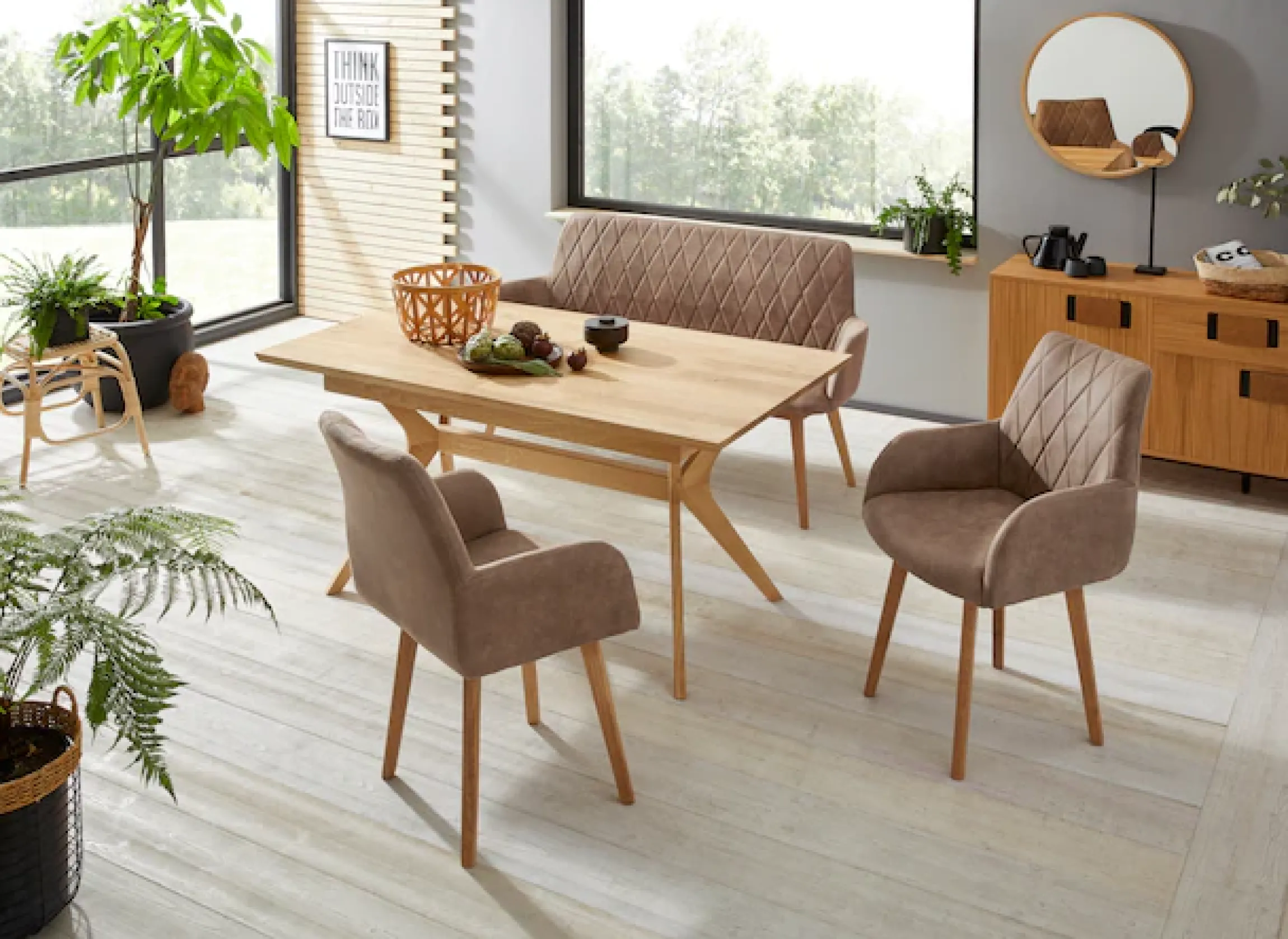 OTTO home Sitzbank »Brest« Schuhbank, Garderobenbank, Bank Breite 160 cm