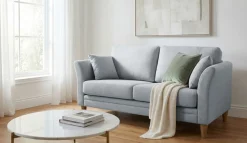 OTTO home 2-Sitzer »Arellano, Breite 155 cm« klassisches Design, 2 Zierkissen inklusive, Webstoff fein