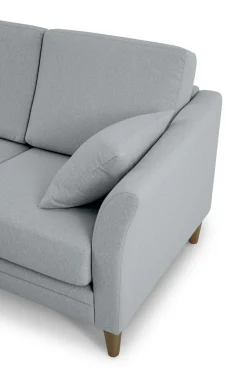 OTTO home 2-Sitzer »Arellano, Breite 155 cm« klassisches Design, 2 Zierkissen inklusive, Webstoff fein