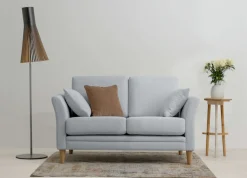 OTTO home 2-Sitzer »Arellano, Breite 155 cm« klassisches Design, 2 Zierkissen inklusive, Webstoff fein