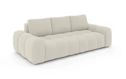 OTTO home 3-Sitzer »AZITA optionale Schlafsofa mit Bettkasten, Breite 253cm« Sofa mit Wellenunterfederung, Bubble-Optik, Verlässliche Qualität