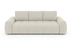 OTTO home 3-Sitzer »AZITA optionale Schlafsofa mit Bettkasten, Breite 253cm« Sofa mit Wellenunterfederung, Bubble-Optik, Verlässliche Qualität