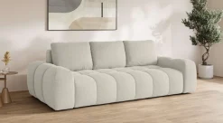 OTTO home 3-Sitzer »AZITA optionale Schlafsofa mit Bettkasten, Breite 253cm« Sofa mit Wellenunterfederung, Bubble-Optik, Verlässliche Qualität