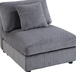 OTTO home 4-Sitzer »Berny, individuell stellbar, Modul-Sofa« inklusive 2 großen & 2 kleinen Zierkissen im flauschigen Cord